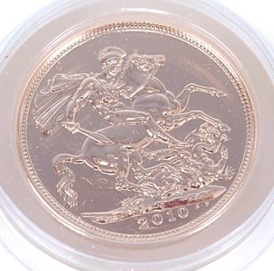Lot 2014 - Great Britain, 2010 gold full sovereign,...