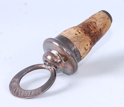 Lot 2261 - * A late Victorian silver mounted cork...