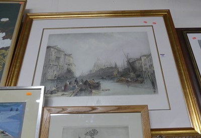 Lot 1006 - After JD Harding - The Grand Canal of Venice,...