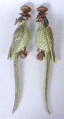Lot 45 - A pair of modern continental figural wall...