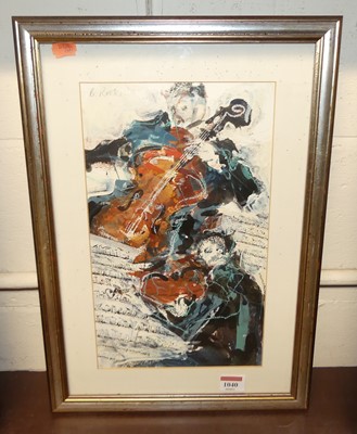 Lot 1040 - Bernard Rooke (b.1938) - The Orchestra,...