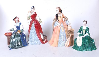 Lot 63 - A collection of three Royal Doulton figurines...