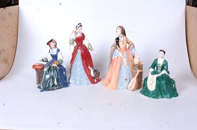 Lot 63 - A collection of three Royal Doulton figurines...