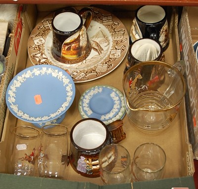 Lot 81 - A box of miscellaneous items, to include a...