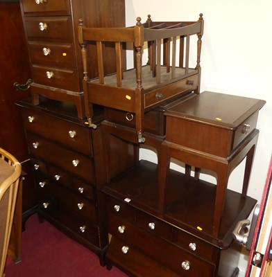 Lot 1168 - Stag bedroom furniture, to include; a chest of...