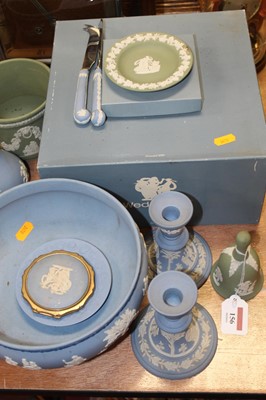 Lot 156 - A collection of Wedgwood jasper wares, to...