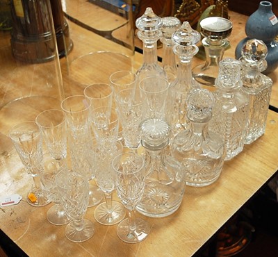 Lot 177 - A collection of miscellaneous cut glassware,...