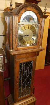 Lot 1180 - A contemporary Fenclocks of Suffolk, oak...