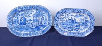 Lot 133 - An early 19th century Thomas Mayer blue and...