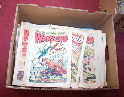 Lot 191 - A collection of Warlord comics mainly dating...