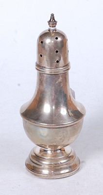 Lot 282 - A George V silver lighthouse sugar sifter, of...