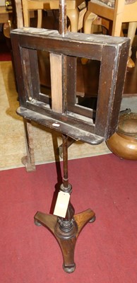 Lot 1234 - An early Victorian rosewood duet music stand