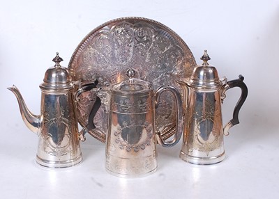 Lot 291 - A pair of early 20th century silver plated hot...