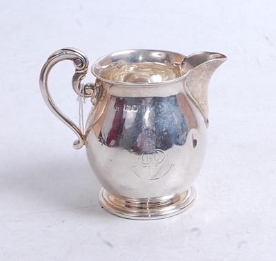 Lot 321 - An early 20th century silver cream jug, of...