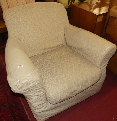 Lot 1322 - A contemporary upholstered armchair, width 95cm