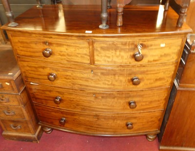 Lot 1354 - A good mid-19th century plum-pudding mahogany...