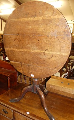 Lot 1369 - An early 19th century provincial oak and elm...