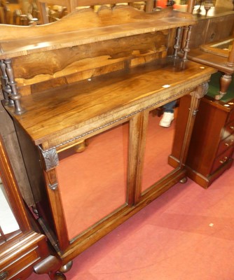 Lot 1382 - An early Victorian rosewood chiffonier, the...