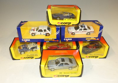 Lot 1503 - Two boxes of Corgi boxed cars, and one further...