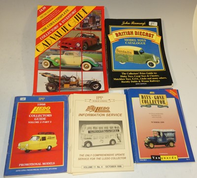 Lot 1512 - A box of mainly toy related books, to include...