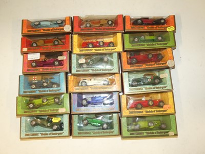 Lot 1516 - A box of 32 Matchbox Models of Yesteryear, in...