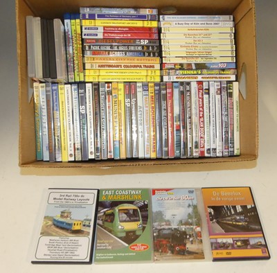 Lot 1531 - Approx 60 railway related DVDs, many of...