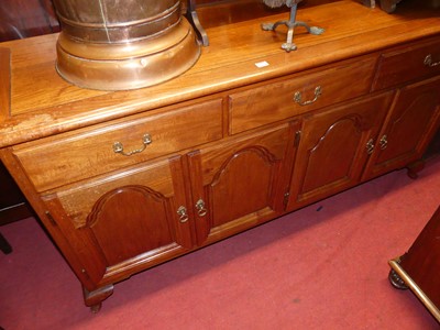 Lot 1404 - A contemporary Chinese hardwood sideboard,...