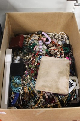 Lot 468 - A large collection of costume jewellery, to...