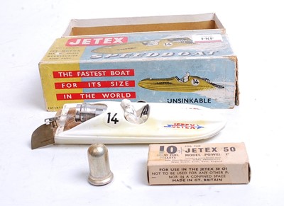 Lot 484 - A boxed Jetex Toys model of a speedboat