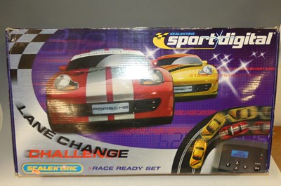 Lot 1550 - Two boxed Scalextric sets, to include Le Mans...