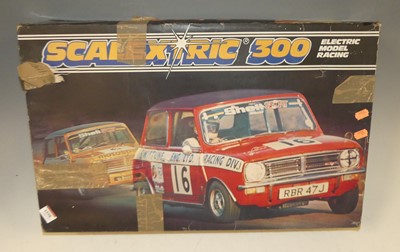 Lot 1558 - A Scalextric 300 electric model racing box set;...