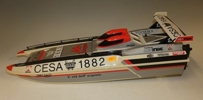 Lot 1568 - Three various remote controlled model speedboats