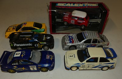 Lot 1571 - A quantity of various Scalextric track, cars...