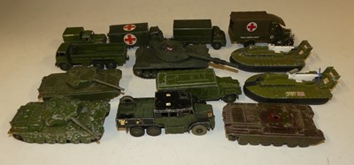 Lot 1579 - One small box of playworn mainly Dinky...