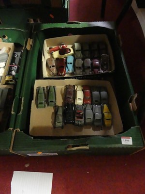 Lot 1599 - A box of playworn early Dinky model diecast...