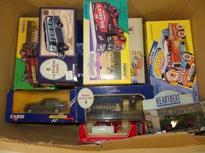 Lot 1605 - Four boxes of mixed modern boxed diecast...