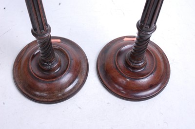 Lot 209 - A pair of 19th century mahogany and brass...
