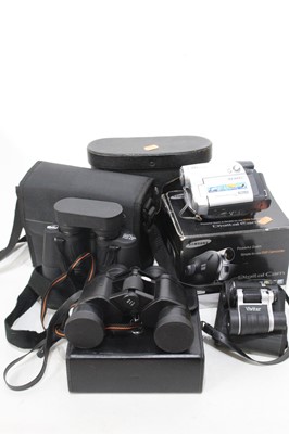 Lot 643 - A Samsung digital camcorder with box; together...