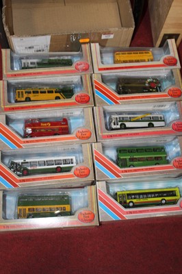 Lot 659 - A quantity of EFE 1:76 scale model buses, in...