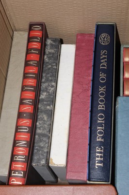 Lot 565 - A box of sundry Folio Society books to include...