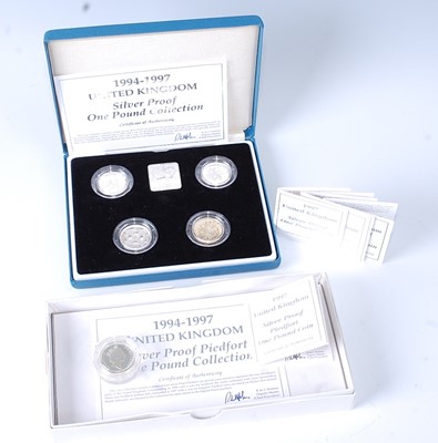 Lot 2190 - United Kingdom, Royal Mint 1994-1997 silver...