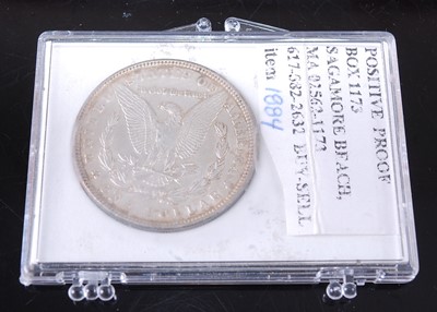 Lot 2204 - U.S.A., 1884 silver Morgan dollar, obv;...