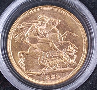 Lot 2025 - Great Britain, 1899 gold full sovereign,...