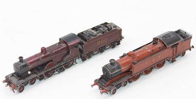 Lot 401 - EM gauge  - 2 kit built 3-rail locomotives - a...