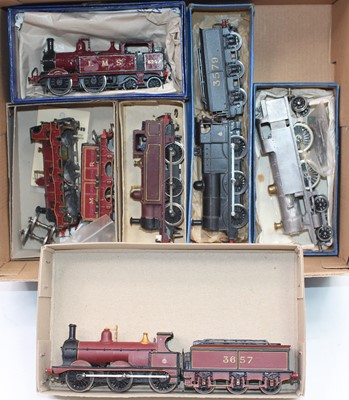 Lot 409 - 6 kit built Midland Railway locomotives, a...