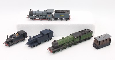 Lot 414 - Five kit built GER locomotives, a J17 0-6-0 in...