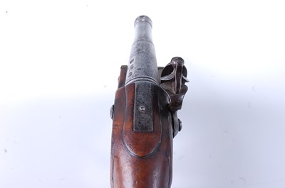 Lot 212 - An unusual 18th century flintlock pocket...
