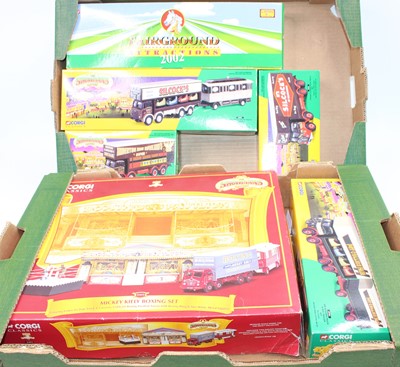 Lot 903 - 2 trays of Corgi boxed Fairground and Showmans...