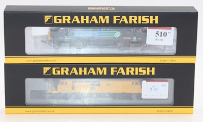 Lot 510 - Two Farish N gauge diesel locos: 371-169 class...