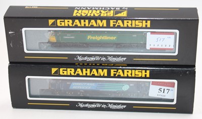 Lot 517 - Two Farish N gauge diesel locos: 371-651 class...